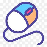 扁平化鼠标PNG下载-空若网 扁平化鼠标PNG下载-空若网