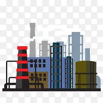 扁平化工业建筑物设计-空若网 扁平化工业建筑物设计-空若网