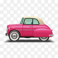 矢量粉色汽车-空若网 矢量粉色汽车-空若网