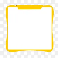 黄色不规则产品边框-空若网 黄色不规则产品边框-空若网