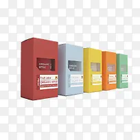 彩色的包装盒-空若网 彩色的包装盒-空若网