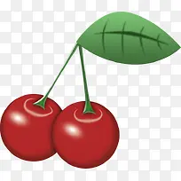 手绘卡通水果樱桃-空若网 手绘卡通水果樱桃-空若网