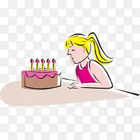 吹蜡烛图片-空若网 吹蜡烛图片-空若网