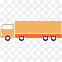 扁平化货柜车线条图-空若网 扁平化货柜车线条图-空若网