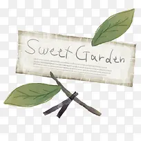 手绘卡片元素-空若网 手绘卡片元素-空若网