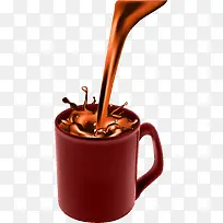 倒入杯中的咖啡-空若网 倒入杯中的咖啡-空若网