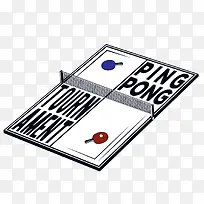 扁平化乒乓球PNG下载-空若网 扁平化乒乓球PNG下载-空若网