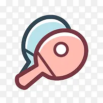 扁平化乒乓球PNG下载-空若网 扁平化乒乓球PNG下载-空若网