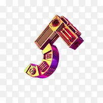 金属质感设计的数字5-空若网 金属质感设计的数字5-空若网