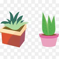 卡通盆栽仙人草-空若网 卡通盆栽仙人草-空若网