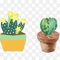 卡通盆栽仙人草-空若网 卡通盆栽仙人草-空若网