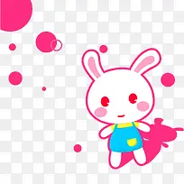 卡通兔子矢量图-空若网 卡通兔子矢量图-空若网