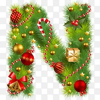 圣诞节创意艺术字-空若网 圣诞节创意艺术字-空若网