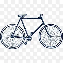 矢量图古老的清朝自行车-空若网 矢量图古老的清朝自行车-空若网