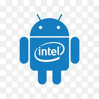 蓝色安卓小人-空若网 蓝色安卓小人-空若网