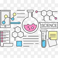 生命科学卡通图标-空若网 生命科学卡通图标-空若网