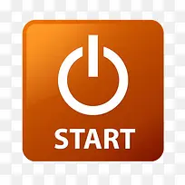 方形外框start装饰开机按钮-空若网 方形外框start装饰开机按钮-空若网