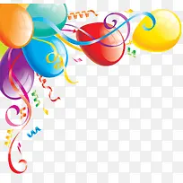 彩色气球元素-空若网 彩色气球元素-空若网