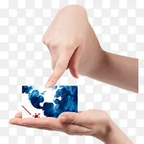 手拿名片-空若网 手拿名片-空若网