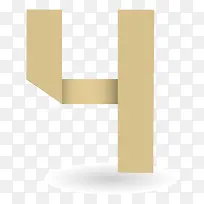 叠纸数字4-空若网 叠纸数字4-空若网