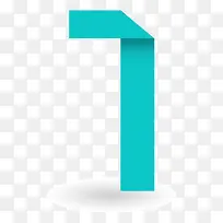 叠纸数字1-空若网 叠纸数字1-空若网