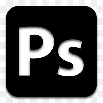 应用程序AdobePhotoshop黑色图标-空若网 应用程序AdobePhotoshop黑色图标-空若网