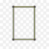 矢量卡通扁平化长方形黄色线条文-空若网 矢量卡通扁平化长方形黄色线条文-空若网