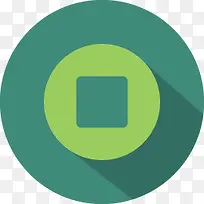 按钮2停止图标-空若网 按钮2停止图标-空若网