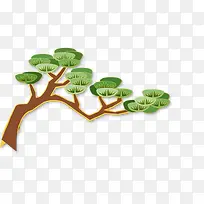 手绘松树-空若网 手绘松树-空若网