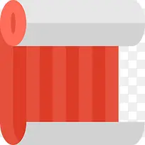 手绘灰色卷纸-空若网 手绘灰色卷纸-空若网