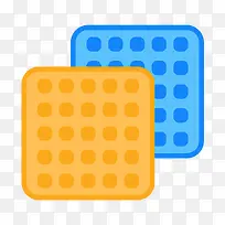 彩色圆弧扁平化抹布元素-空若网 彩色圆弧扁平化抹布元素-空若网