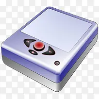 蓝色设备上的红色按钮-空若网 蓝色设备上的红色按钮-空若网