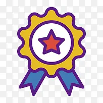 扁平化胸章PNG下载-空若网 扁平化胸章PNG下载-空若网