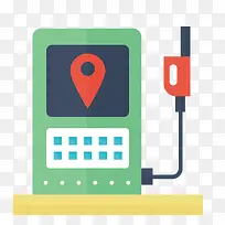 扁平化加油机PNG下载-空若网 扁平化加油机PNG下载-空若网