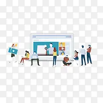 灰色圆角笔记本元素-空若网 灰色圆角笔记本元素-空若网