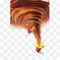 创意龙卷风彩带-空若网 创意龙卷风彩带-空若网