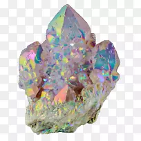 金属包覆晶体石英岩宝石-空若网 金属包覆晶体石英岩宝石-空若网