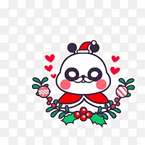 圣诞节与熊猫-空若网 圣诞节与熊猫-空若网