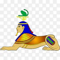 矢量手绘狮身人像-空若网 矢量手绘狮身人像-空若网