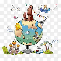 手绘地球上的埃及-空若网 手绘地球上的埃及-空若网