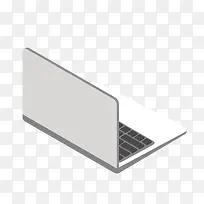 卡通手绘白色的笔记本电脑-空若网 卡通手绘白色的笔记本电脑-空若网