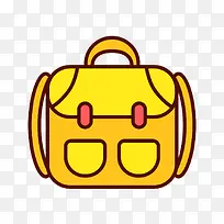 扁平化书包PNG下载-空若网 扁平化书包PNG下载-空若网