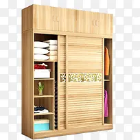 宜家家具移门百叶推拉门衣柜-空若网 宜家家具移门百叶推拉门衣柜-空若网