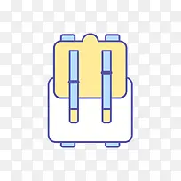 扁平化背包PNG下载-空若网 扁平化背包PNG下载-空若网