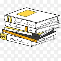 多彩线条卡通书籍-空若网 多彩线条卡通书籍-空若网