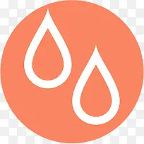 扁平化图标水滴符号-空若网 扁平化图标水滴符号-空若网