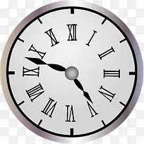 扁平化时钟-空若网 扁平化时钟-空若网