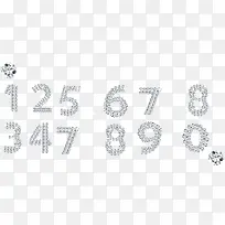 钻石数字矢量素材-空若网 钻石数字矢量素材-空若网