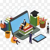 矢量黑色笔记本电脑-空若网 矢量黑色笔记本电脑-空若网