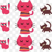 粉红色可爱猫-空若网 粉红色可爱猫-空若网